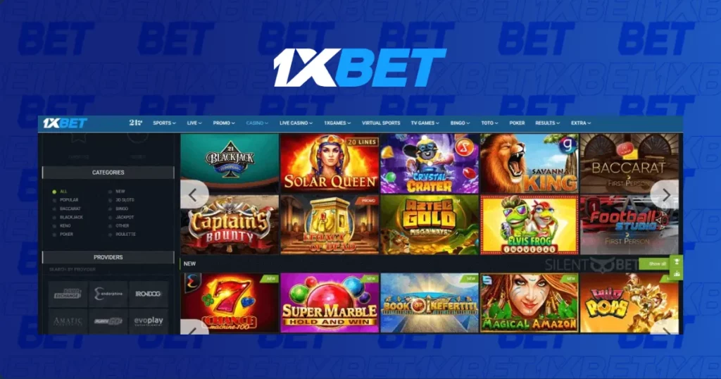 Casino Games 1xBet for Malaysian players