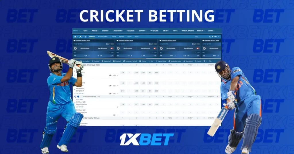 Cricket betting 1xBet Malaysia